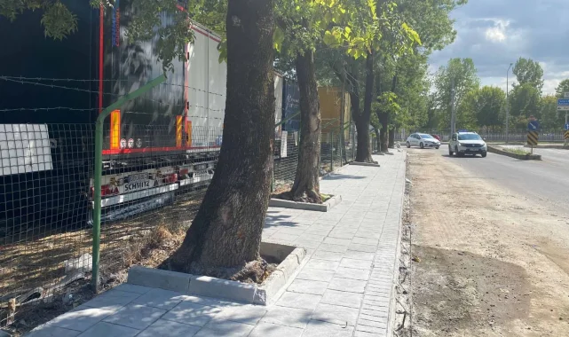 Alikahya Sanayici Caddesi'ne yeni üstyapı
