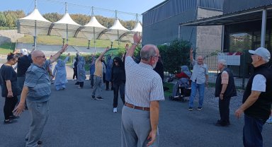 Ayçiçeği Vadisi'nde iki kuşak aynı karede