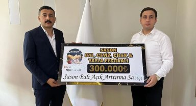 Balın geliri Sason'lu arıcılara dağıtıldı