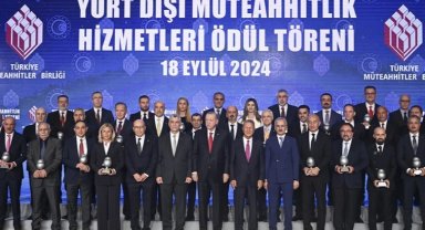 Başarılı 'Yurt Dışı Müteahhitlik Hizmetleri' ödüllendirildi