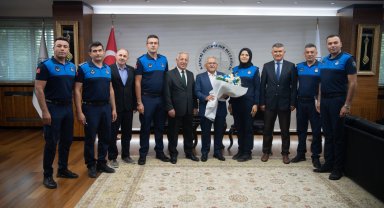Başkan Büyükkılıç zabıta personelini kabul etti