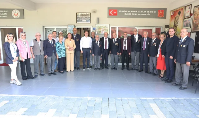 Başkan Şadi Özdemir'den Gaziler Günü'nde anlamlı ziyaret