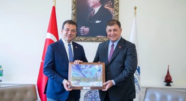 Başkan Tugay, İmamoğlu'nu ağırladı