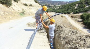 Buldan-Boğazçiftlik'te içme suyu hatları yenilendi