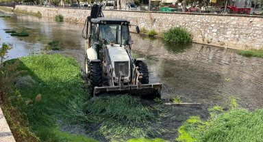 Bursa Gemlik'te derelerde temizlik