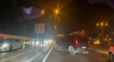 Bursa'da maç günü trafik yoğunluğu