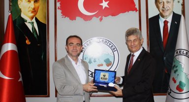 BUSİAD'dan Keles'e nezaket ziyareti