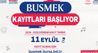 BUSMEK'te yeni dönem kayıtları başladı