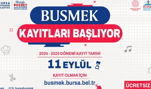 BUSMEK'te yeni dönem kayıtları başladı