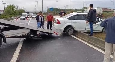 Düzce'de yağış kazayı beraberinde getirdi