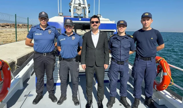 Enez Kaymakamı'ndan Enez Deniz Limanı Şube Müdürlüğüne ziyaret