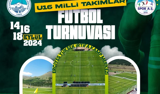 Erciyes Yüksek İrtifa Kamp Merkezi'nde U-16 Milli takımlar futbol şöleni