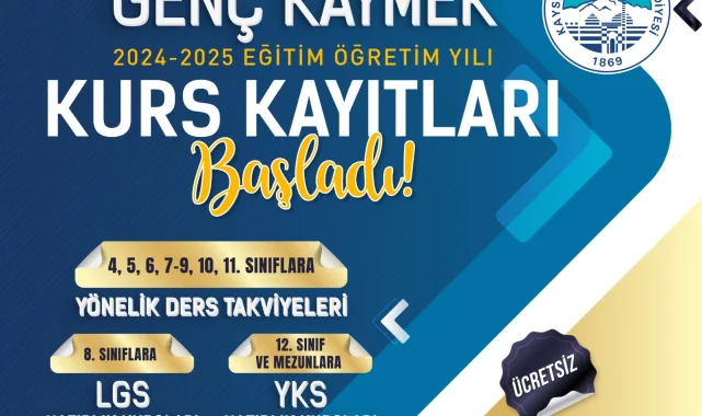 Genç KAYMEK'te 2024-2025 Eğitim öğretim yılı kurs kayıtları başladı
