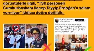 İletişim: TSK personeli değil Azerbaycan Askeri Ateşesidir