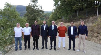 İnegöl Hilmiye ve Hacıkara'da parke taş kaplamaları tamamlandı