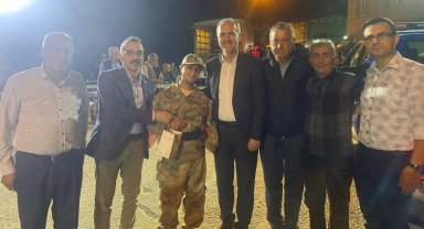 İnegöl'de özel gencin asker olma hayali gerçek oldu