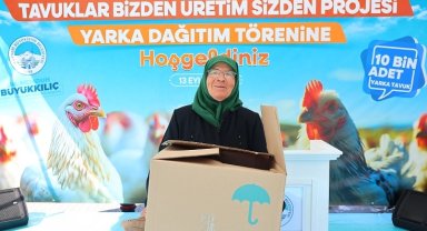 Kadın üreticilerden Başkan Büyükkılıç'a teşekkür