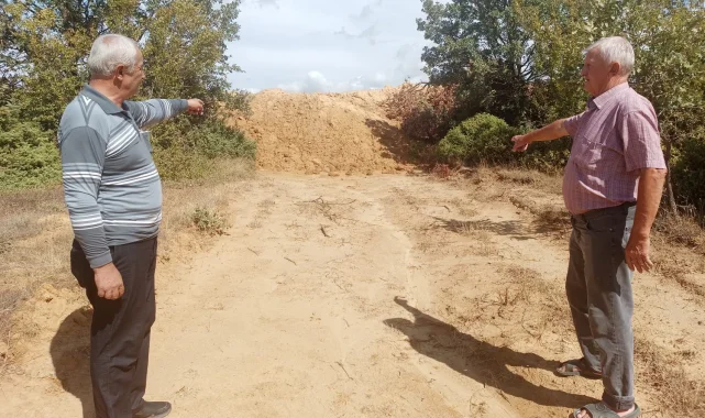 Keşan OSB'den dolayı tarlalarına giremiyorlar