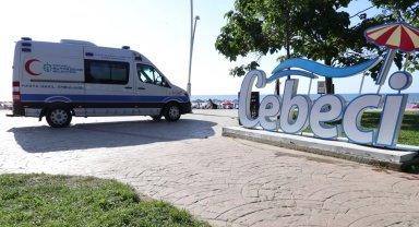 Kocaeli'de mavi ambulanslar en zor anlarda tatilcilerin yanındaydı