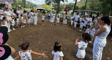 Muğla'da kreş öğrencileri 'Koleksiyon Bahçesi'nde