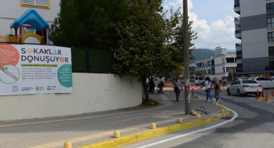 Nilüfer'de sokaklar çocuklar için dönüşüyor