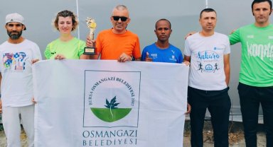 Osmangazi Belediyesi başarıya 'koş'tu!