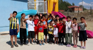 Sakarya'da çocuklar park istemişlerdi... Sekiharman'da yüzler güldü