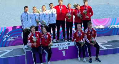 Sakaryalı kanocudan Macaristan'da 'ay-yıldız' imza