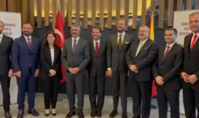 Vali Sezer, Kuzey Makedonya Cumhuriyeti'nin 33.kuruluş resepsiyonuna katıldı