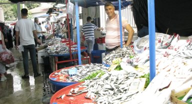 Yenişehir'de balıkçı tezgâhları şenlendi