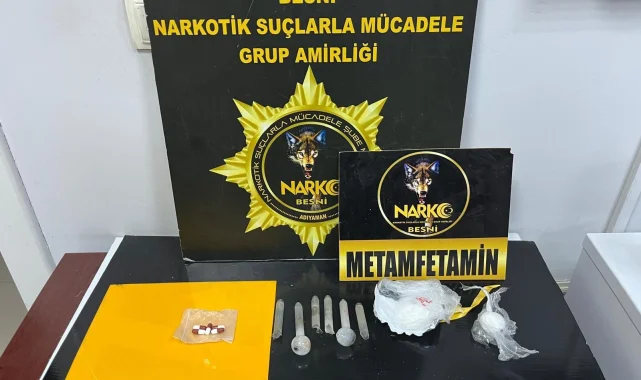 Adıyaman Besni'de uyuşturucuya 2 gözaltı!