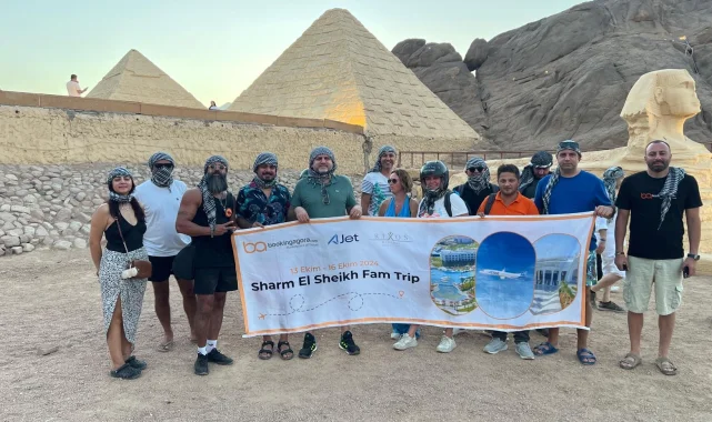 AJet, ilk Fam Trip'ini BookingAgora ile Sharm El Sheikh'e yaptı
