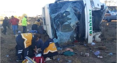Aksaray'da otobüs devrildi: 6 ölü, 25 yaralı