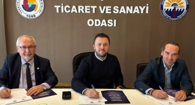 Aydın Güllü ve Hayati Arda'dan Keşan TSO'ya ziyaret