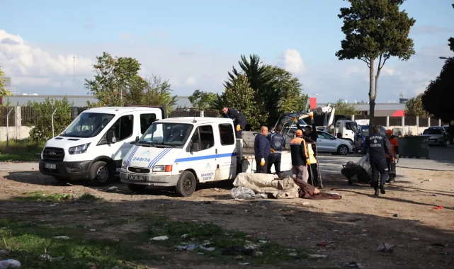 Bakırköy'de düzensiz atık toplayıcılarına denetim