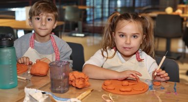 Bursa Nilüfer'de 'Çocuklar Depoda' buluştu