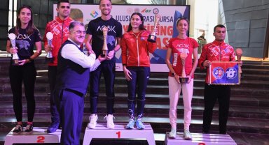 Bursa Osmangazi'de oryantiring yarışları nefes kesti