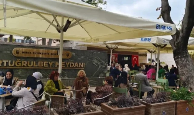 Bursa'da emeklilerin buluşma noktası BURFAŞ Kafe