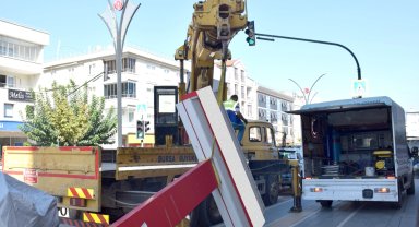 Bursa'da kent estetiği için yoğun mesai