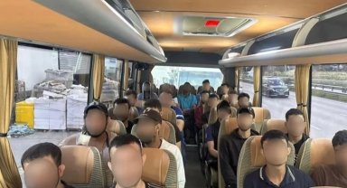 Bursa'da kereste atölyesinden 22 kaçak çıktı