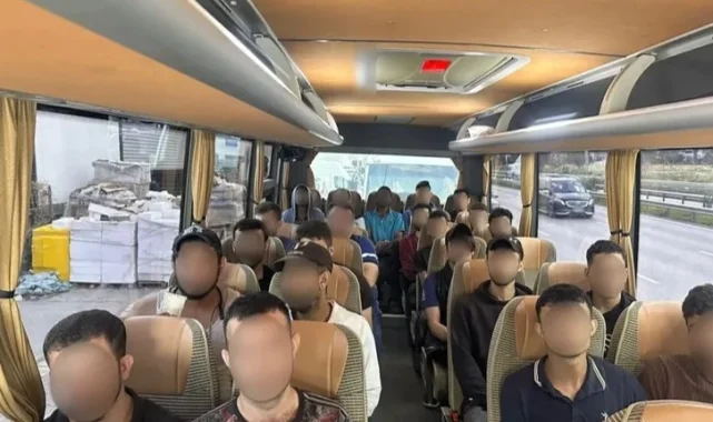 Bursa'da kereste atölyesinden 22 kaçak çıktı
