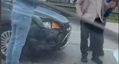 Bursa'da terminal önünde kaza