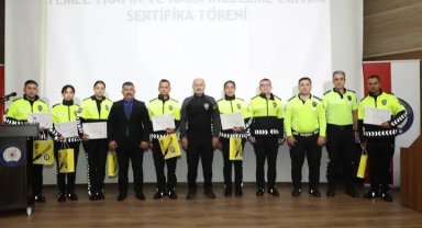 Bursa'da trafik polislerine trafik ve kaza inceleme eğitimi