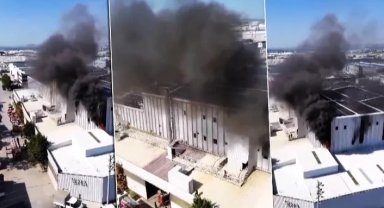 Bursa'da yangın! 20 araçla müdahale edildi