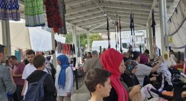 Bursalılar Gökdere Sosyete Pazarı'na akın ediyor