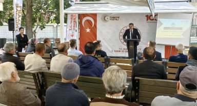 Bursa'nın 17 ilçesinde tarımsal yeni destekleme modeli anlatılıyor