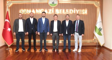 Bursaspor Yönetiminden Başkan Aydın'a ziyaret