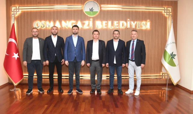 Bursaspor Yönetiminden Başkan Aydın'a ziyaret