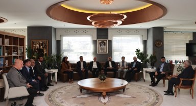 Bursaspor Yönetimi'nden Başkan Şadi Özdemir'e ziyaret