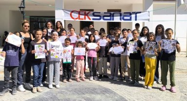 ÇEKSANAT, Harmancıklı çocukları sanat atölyeleriyle buluşturdu 